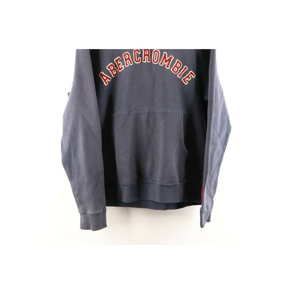 Vintage Abercrombie & Fitch Mens Small Heavyweight Felt Letter Spell Out Hoodie - Picture 3 of 9